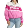 Ralph Lauren Polo Pink Racing Bomber Jacket