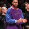 Ben Simmons NBA Brooklyn Nets Purple Jacket