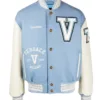 Versace Blue Varsity Jacket
