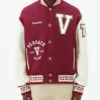 Versace Varsity maroon Jacket