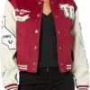 Women True Religion Letterman Varsity Jacket