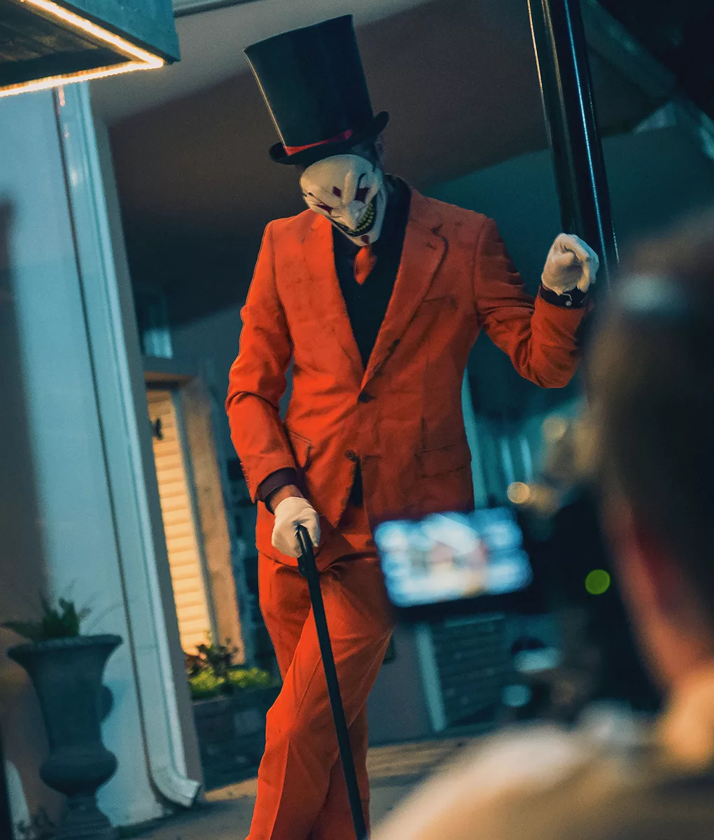 The Jester Suit | Michael Sheffield Orange Suit