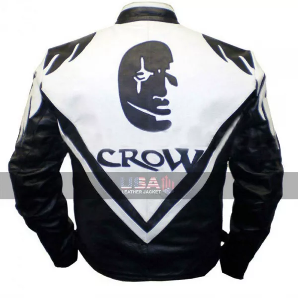 Men's The Crow Motorcycle Leather Jacket