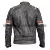 Cafe Racer Distressed Vintage Leather Jacket