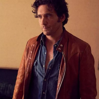 Caught Allan Hawco Brown Leather Jacket