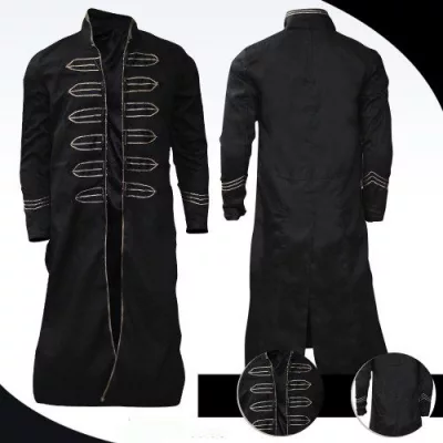 Richard Roxburgh Van Helsing Dracula Black Coat Costume