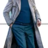 John Shaft Grey Suede Leather Coat