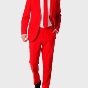 2 Piece Red Suit