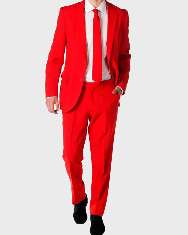 2 Piece Red Suit