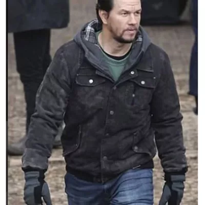 Daddys Home 2 Mark Wahlberg (Dusty) Black Jacket 