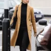 Jennifer Lawrence Red Sparrow Movie Brown Trench Coat