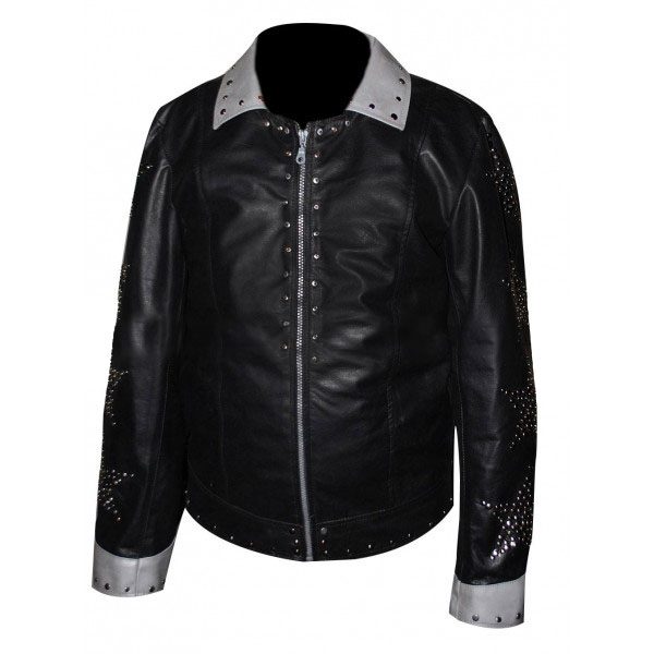 Kiss Starchild Paul Stanley Alive Metal Studs Leather Jacket