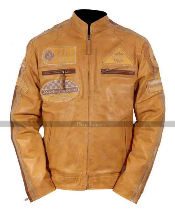 Aviatrix Mens Boys JLI Mode Real Leather Bikers Jacket