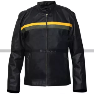 Max Thieriot Bates Motel Biker Leather Jacket