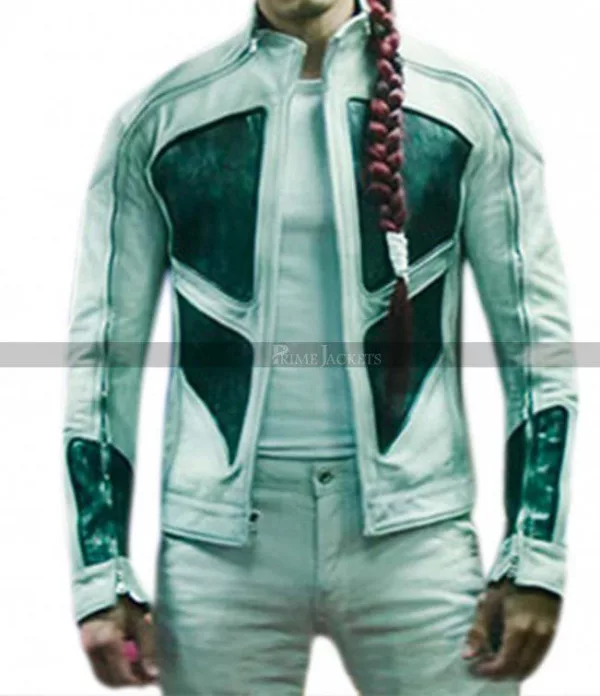 Deadpool 2 Lewis Tan Shatterstar Leather Jacket