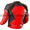 Armored Style Deadpool Motorcycle Leather Jacket