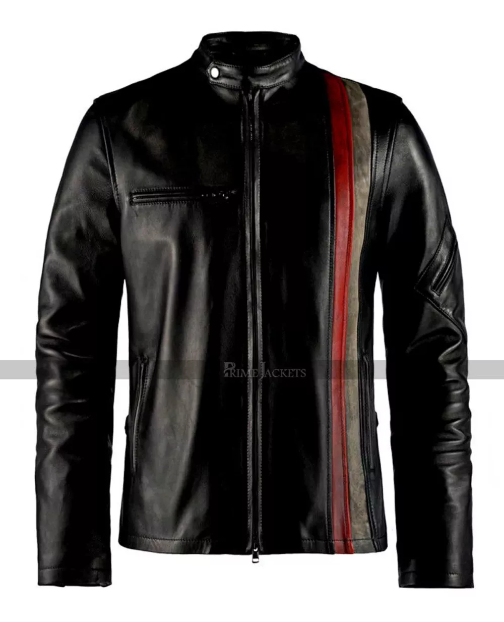 Scott Cyclops X-Men Biker Black And Brown Jacket