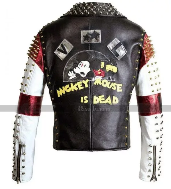 Men's Mickey Mouse Dead Studded Jacket
