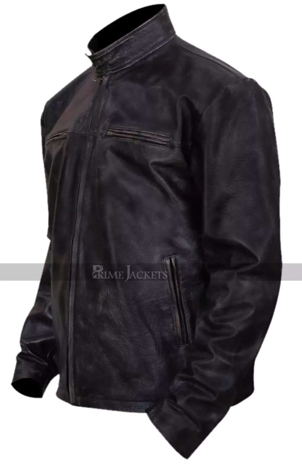 Vic Mackey Shield Michael Chiklis Black Leather Jacket
