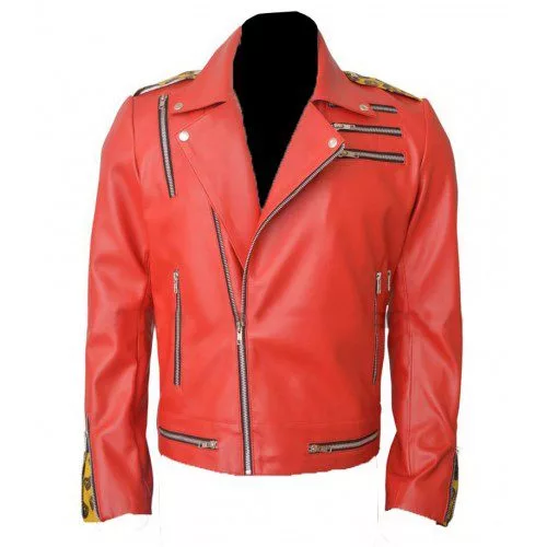 Enzo Amore Red Motorcycle Jacket