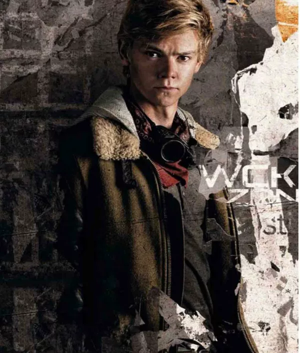 Maze Runner Death Cure Thomas Brodie Fur Collar Leather Jacket