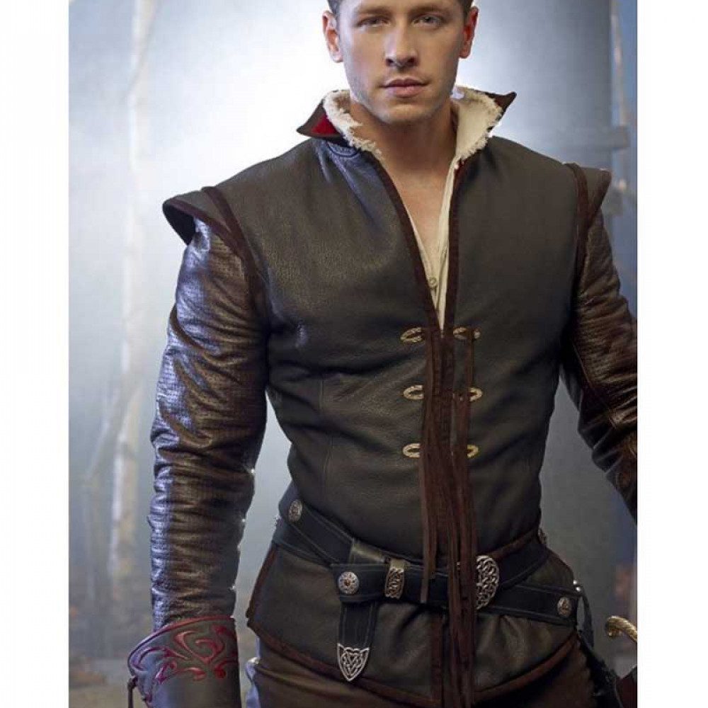 Prince Charming Once Upon A Time Leather Costume Jacket