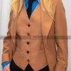 The Undoing Grace Fraser Tan Brown Blazer Suit Coat