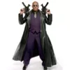 The Matrix Laurence Fishburne Alligator Morpheus Leather Costume Coat