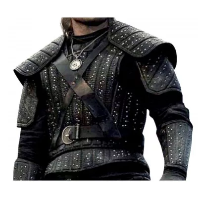 The Witcher Netflix Series Leather Vest