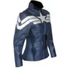 Captain America Winter Soldier Women Blue Costume Jacket