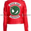 River dale Cheryl Blossom Leather Trouser Jacket