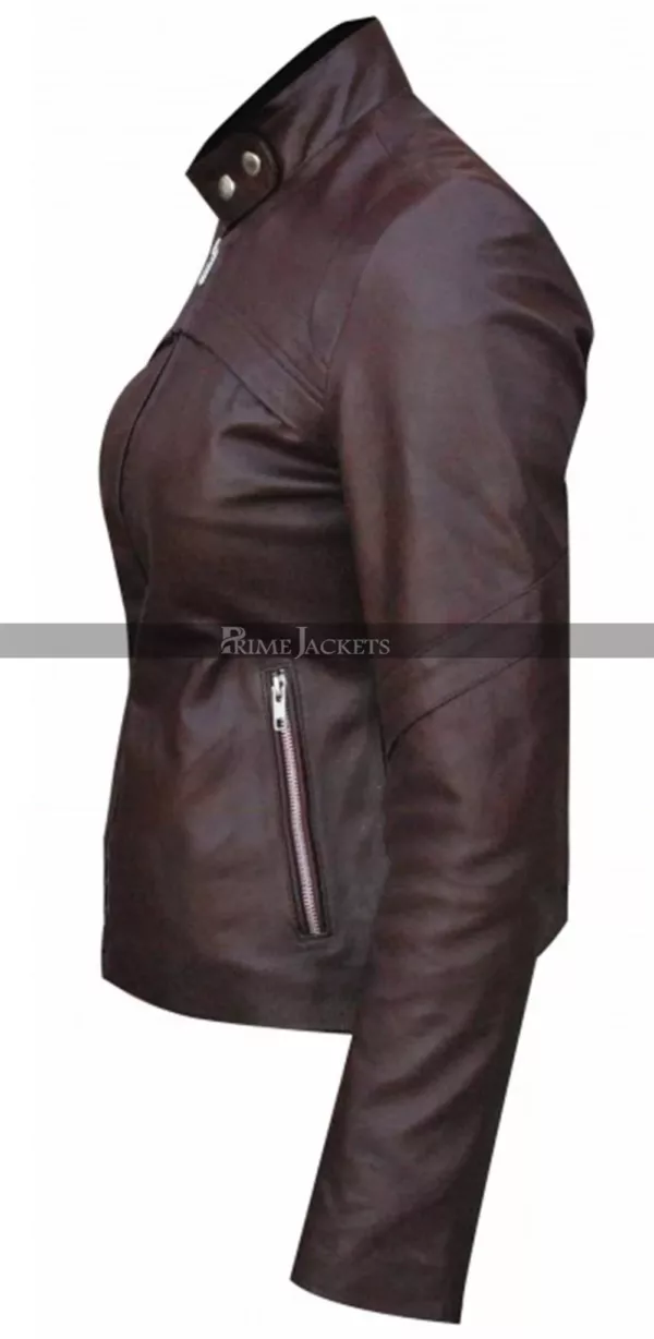 San Andreas (Blake) Alexandra Daddario Biker Leather Jacket