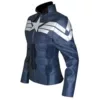 Captain America Winter Soldier Women Blue Costume Jacket