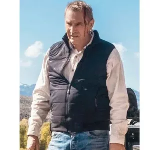Yellowstone John Dutton Black Quilted Vest