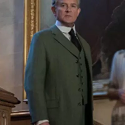 A New Era Robert Crawley Green Coat