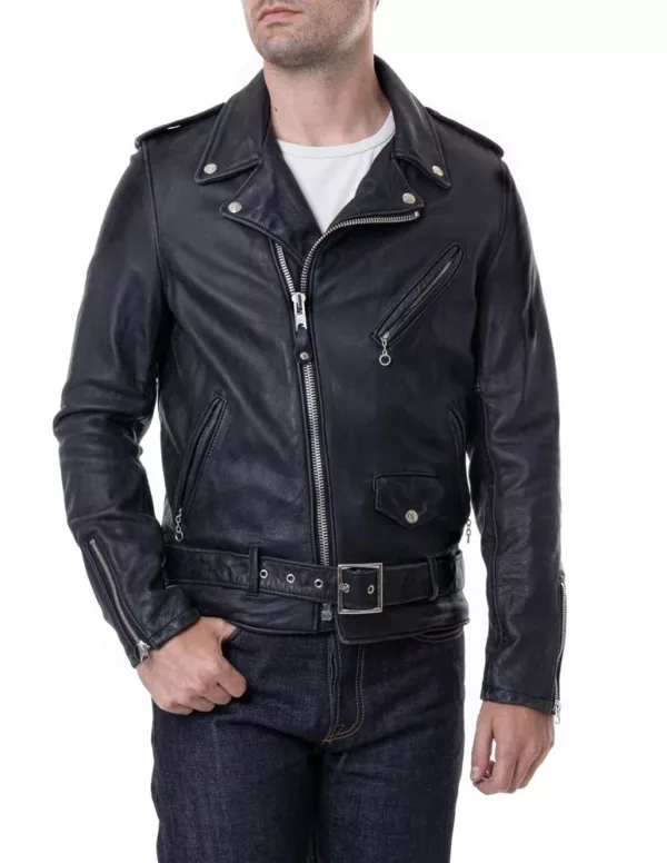 Biker Leather Moto Jacket