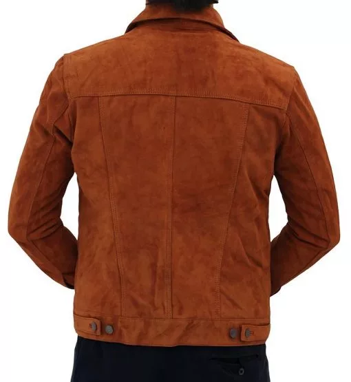 Logan Premium Brown Suede Leather Jacket