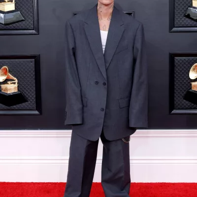Justin Bieber Grammy 2022 Suit