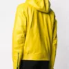 Yellow Hooded Jacket for Men