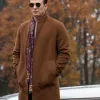 Ransom Drysdale Knives Out Brown Coat