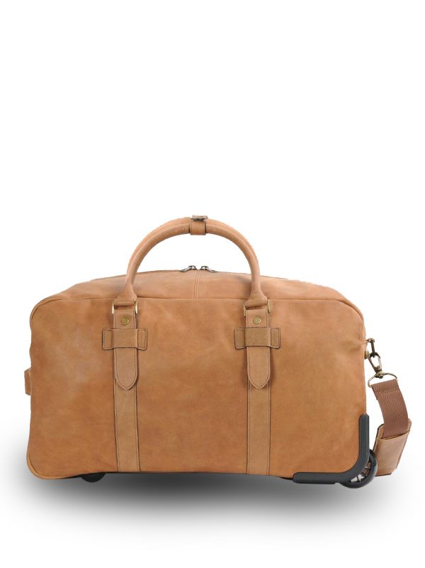 Tempe Rolling Leather Duffel