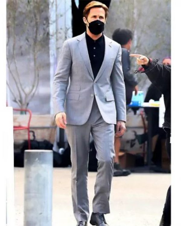 The Gray Man Ryan Gosling Grey Suit